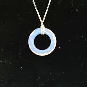 Swarovski White Opal Crystal Necklace